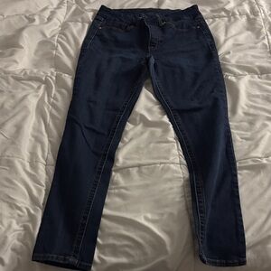 Seven7 Dark Blue Women's Skinny Jeans